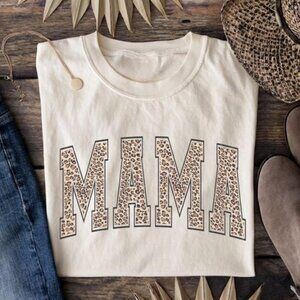 Leopard Mama Shirt, Mothers Day Gift, Mom Shirt